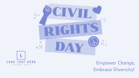 Bold Civil Rights Day Stickers Animation Image Preview