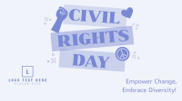 Bold Civil Rights Day Stickers Animation Preview