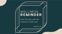Wellness Self Reminder Animation Image Preview