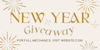 New Year Giveaway Twitter post Image Preview