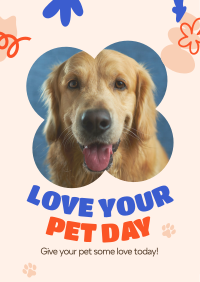 Pet Loving Day Poster Design