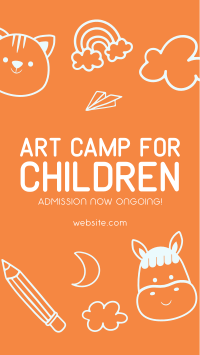 Art Camp for Kids Instagram Story Design