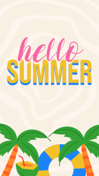 Hello Summer! YouTube Short Design