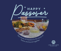 Passover Dinner Facebook Post Design