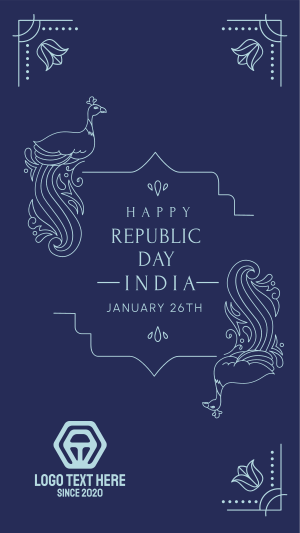 Republic Day India Instagram story