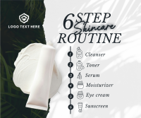 6-Step Skincare Routine Facebook post Image Preview