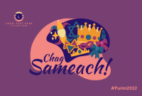 Chag Purim Sameach Pinterest Cover Image Preview