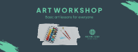 Art Class Workshop Facebook cover Image Preview