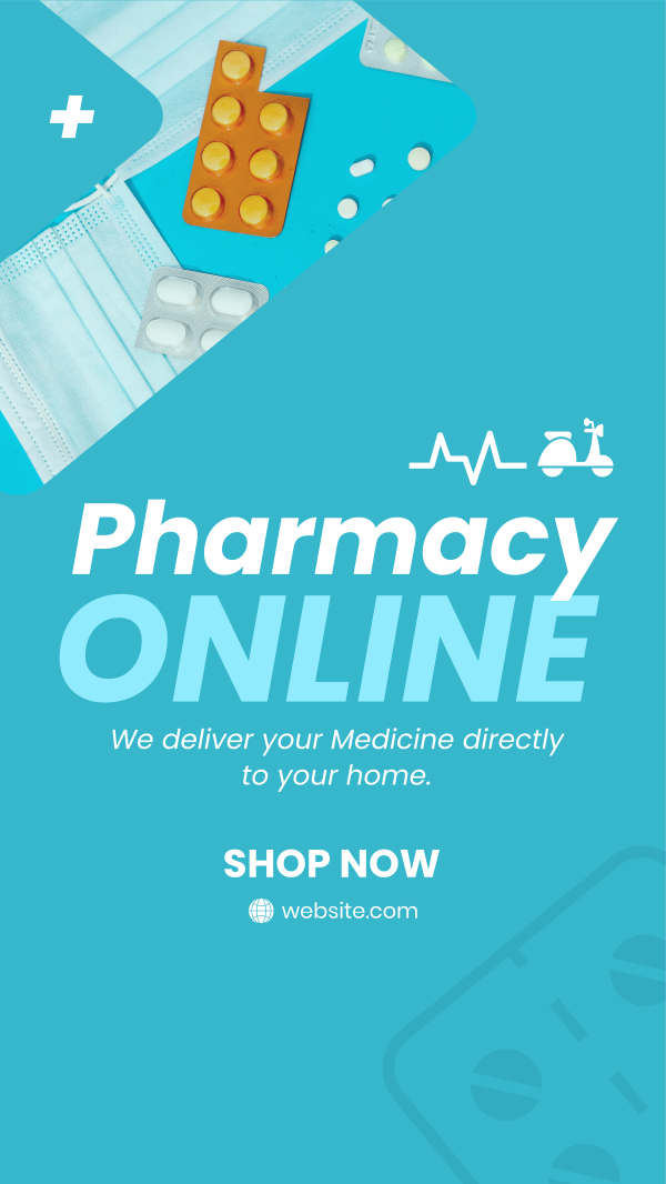Medicine Delivery Instagram Story Design Image Preview