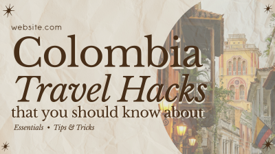 Modern Nostalgia Colombia Travel Hacks Facebook event cover Image Preview