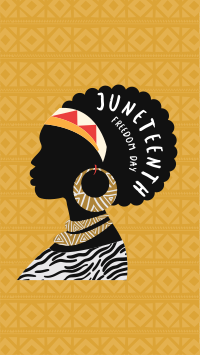 African Culture Women Facebook Story Design