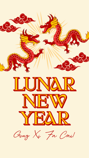 Happy Lunar New Year Instagram story Image Preview