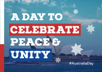 Celebrate Australian Day Postcard Design