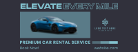 Premium Car Rental Facebook cover Image Preview