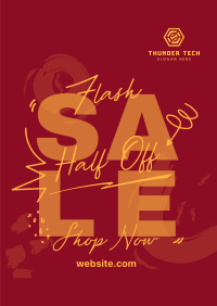 Doodly Generic Flash Sale Poster Image Preview