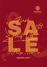 Doodly Generic Flash Sale Poster Design