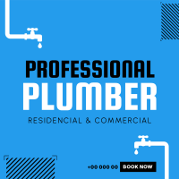 Professional Plumber Linkedin Post Image Preview