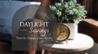 Daylight Savings Facebook Event Cover Design