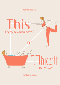 This or That Wellness Flyer Design