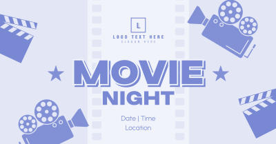 Movie Marathon Night Facebook ad Image Preview