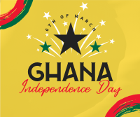 Ghana Independence Celebration Facebook Post Design