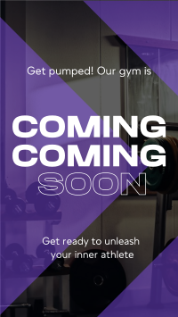 Fitness Gym Opening Soon Instagram reel Image Preview