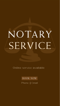 Legal Notary Facebook story Image Preview