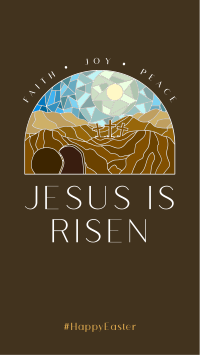 Jesus is Risen Facebook story Image Preview