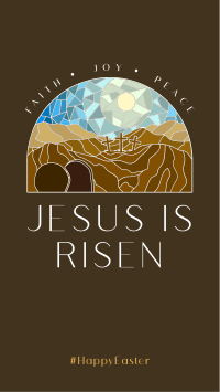 Jesus is Risen Facebook Story Design