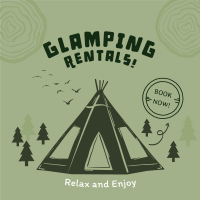 Weekend Glamping Rentals Instagram post Image Preview