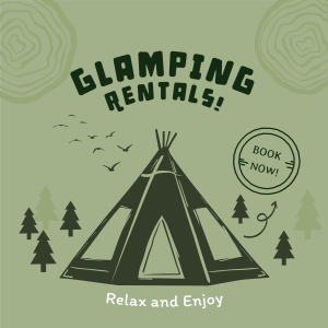 Weekend Glamping Rentals Instagram post Image Preview