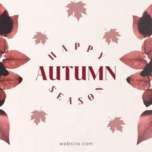 Autumn Season Leaves Instagram post Image Preview