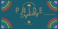 Sydney Pride Twitter Post Design