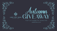 Autumn Giveaway Post Animation Design