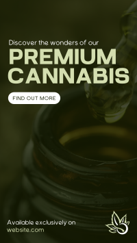 Premium Cannabis YouTube Short Design