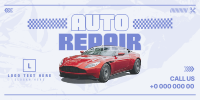 Auto Repair Service Twitter post Image Preview