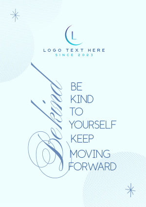 Be Kind To Yourself Flyer Image Preview