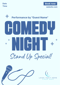 Stand Up Comedy Special Flyer Design