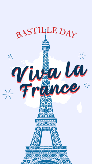 Celebrate Bastille Day Instagram story Image Preview