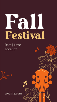 Fall Festival Celebration TikTok video Image Preview