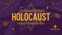 Holocaust Memorial Day Facebook event cover Image Preview