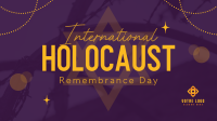 Holocaust Memorial Day Facebook event cover Image Preview