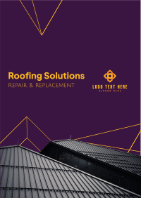 Residential Roofing Solutions Flyer Design