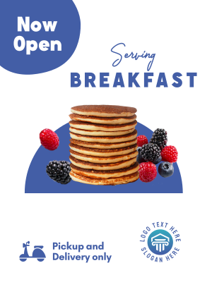 New Breakfast Restaurant Flyer Image Preview