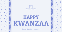 Kwanzaa Cultural Pattern Facebook ad Image Preview