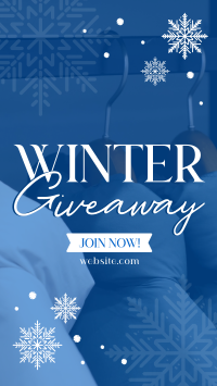 Winter Snowfall Giveaway YouTube short Image Preview