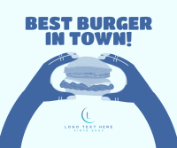 B1T1 Burgers Facebook Post Design
