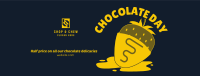 Chocolate Strawberry Facebook cover Image Preview