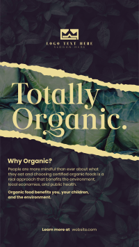 Totally Organic TikTok video Image Preview