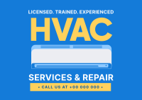 HVAC Expert Postcard Image Preview